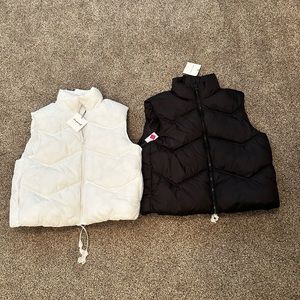 2- brand new puffy vests